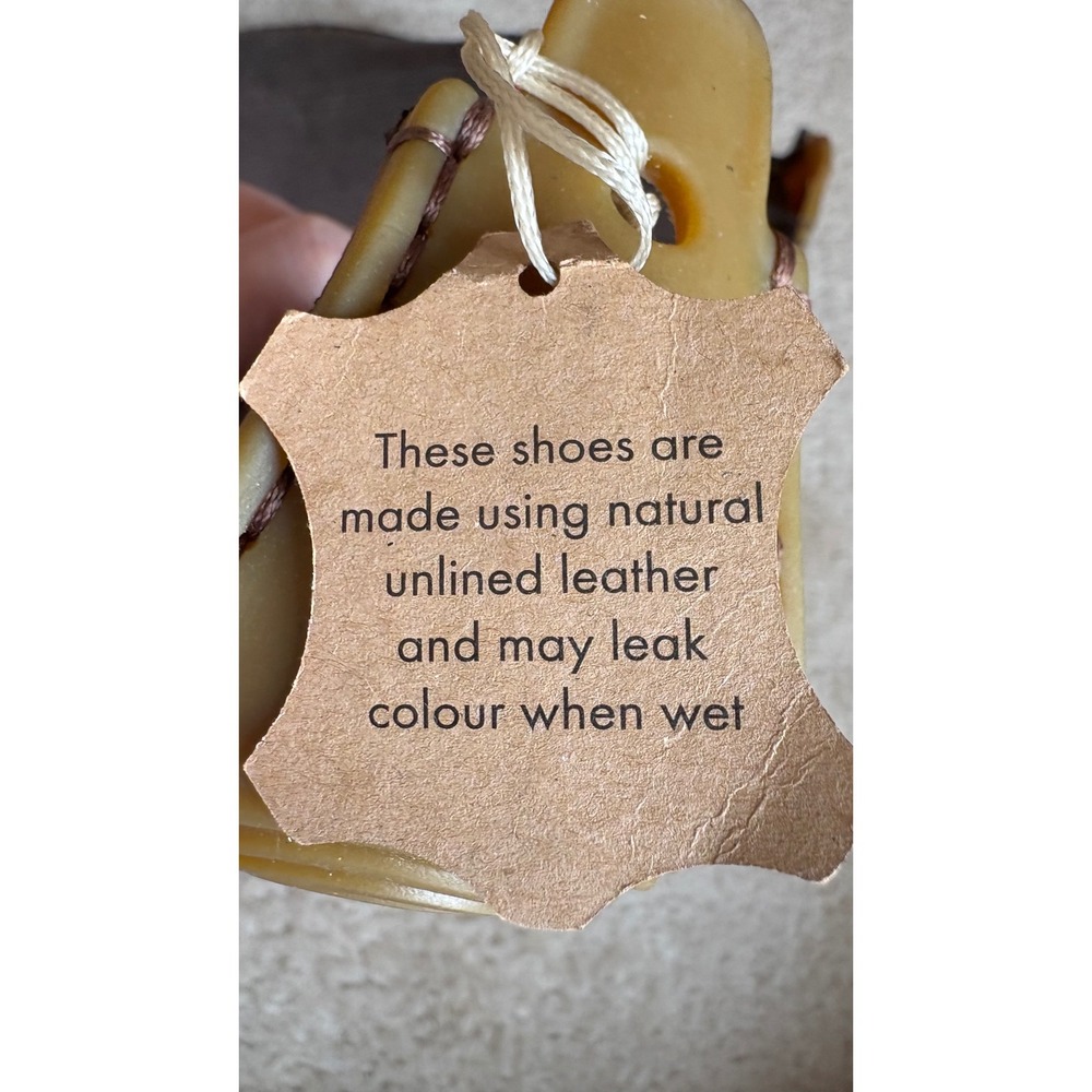 Vivobarefoot Soul of Africa Leather Slip On Shoes Brown Pittards Wild Hide 40L - Picture 9 of 13